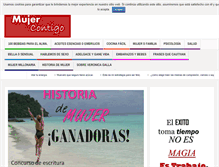 Tablet Screenshot of mujercontigo.com